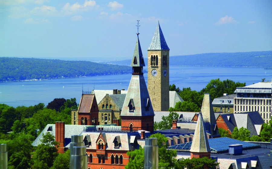 cornell campus in the summer