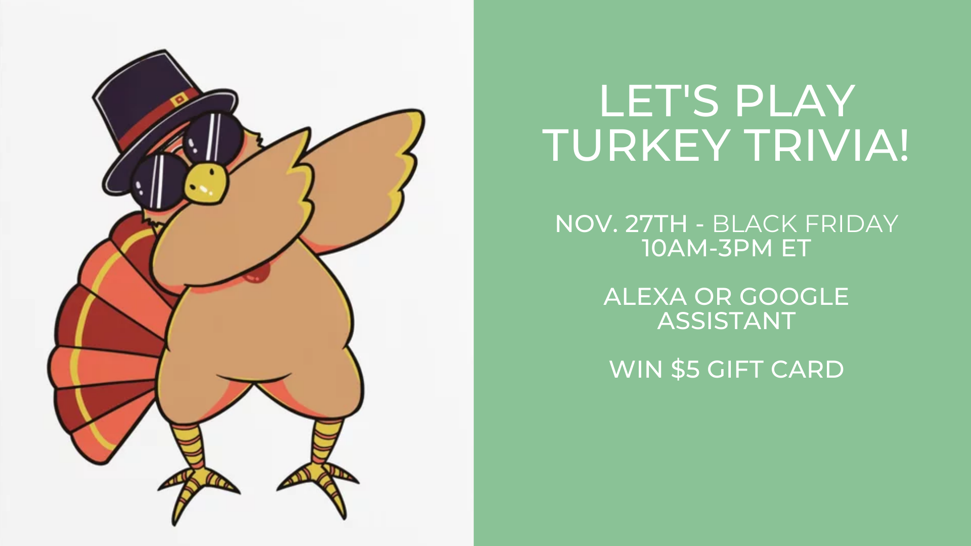 Let's play turkey trivia this Black Friday